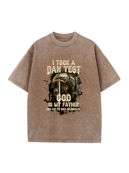 God Is My Father Washed T-shirt