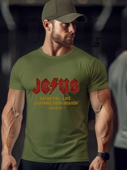Satan Fall Like Lightning From Heaven Tee