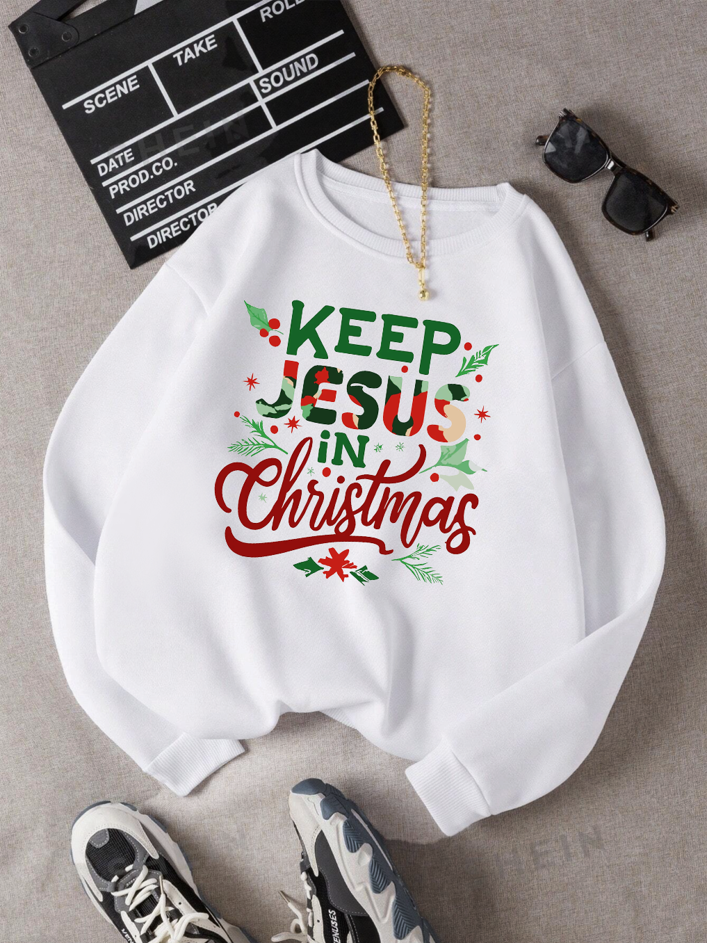 Keep Jesus In Christmas Sweatshirt