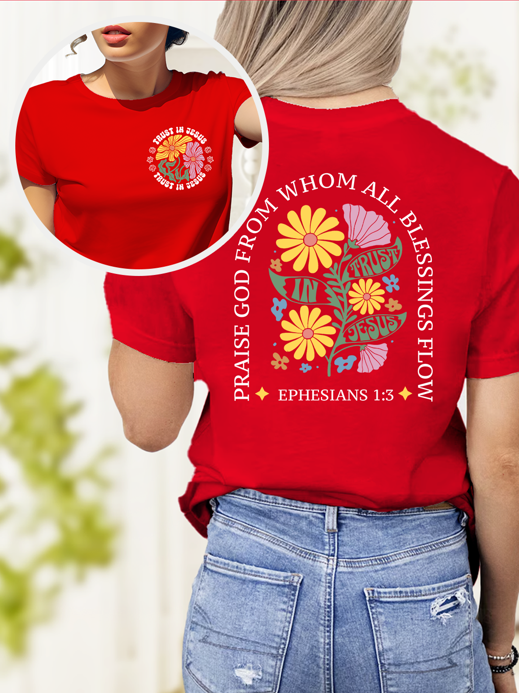 Praise God From Whom All Blessings Flow Women Tee