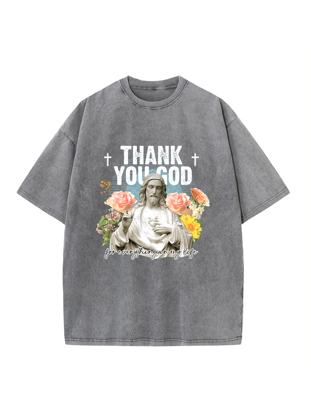 Thank You God Washed T-shirt