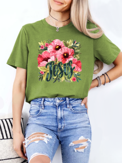 Flower of Jesus Women T-shirt
