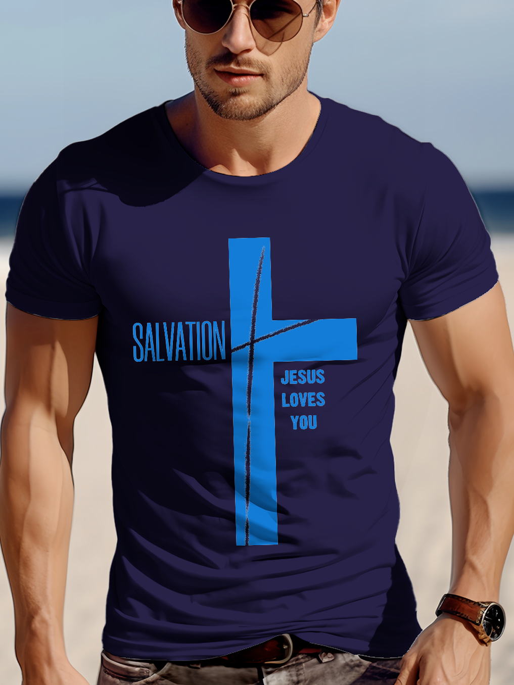 Salvation Jesus Loves You Tee