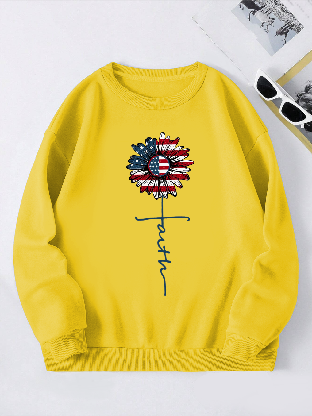 The Flower of Faith Blooms Sweatshirt