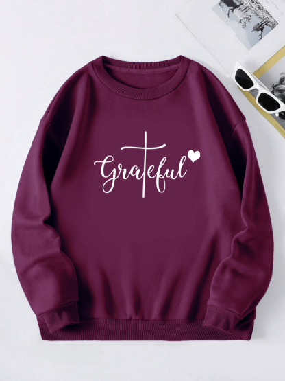 Grateful Stylish Design Sweatshirt