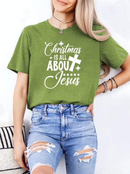 Christmas Is All About Jesus Women's T-Shirt