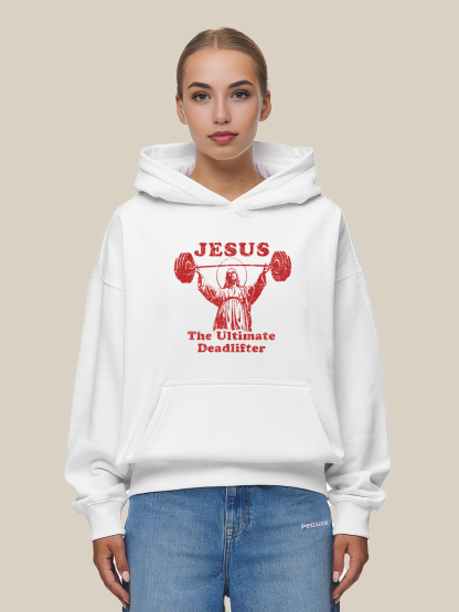 Jesus The Ultimate Deadlifter Hoodie
