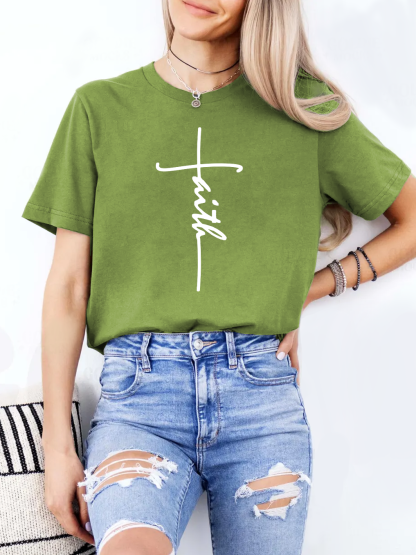 Faith Premium Design Women Tee