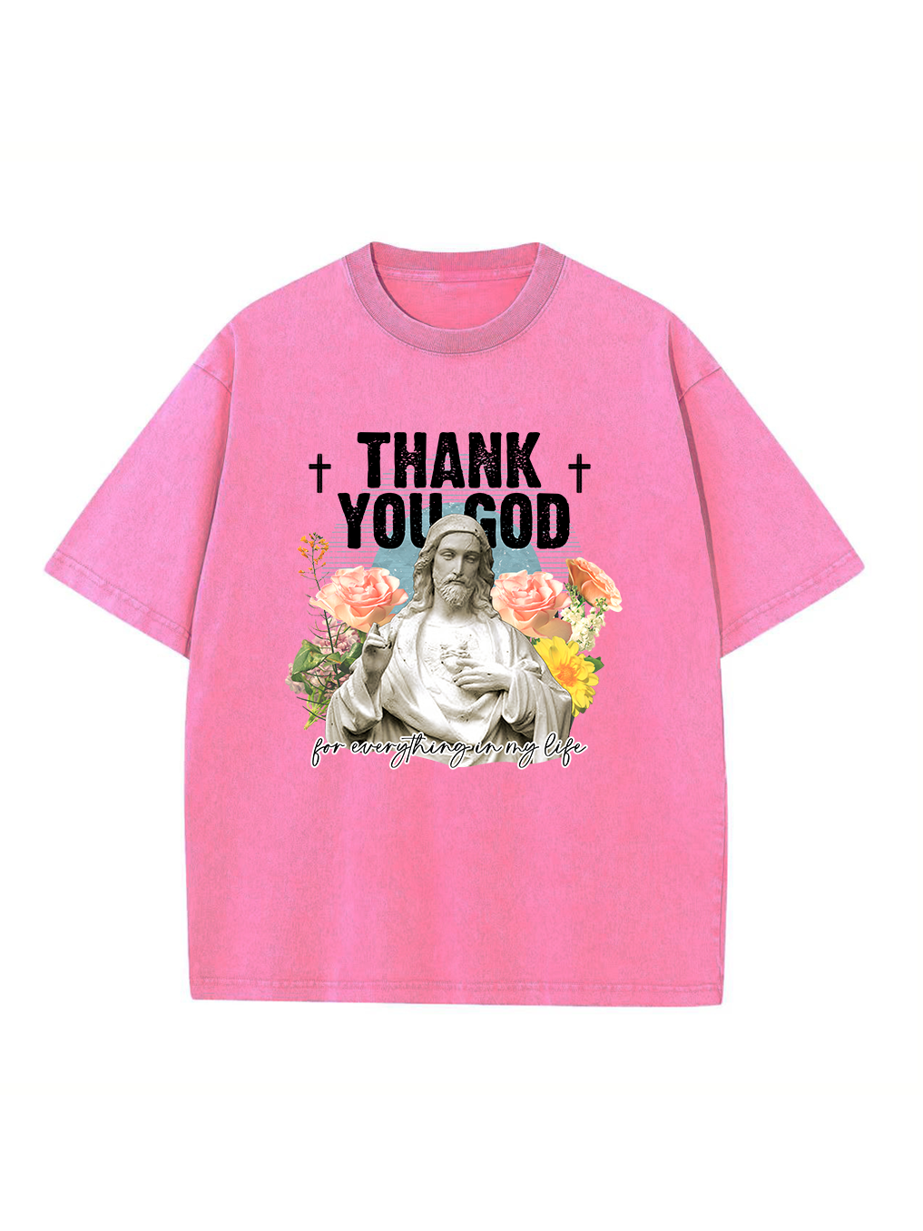 Thank You God Washed T-shirt