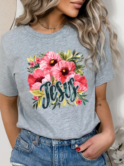 Flower of Jesus Women T-shirt