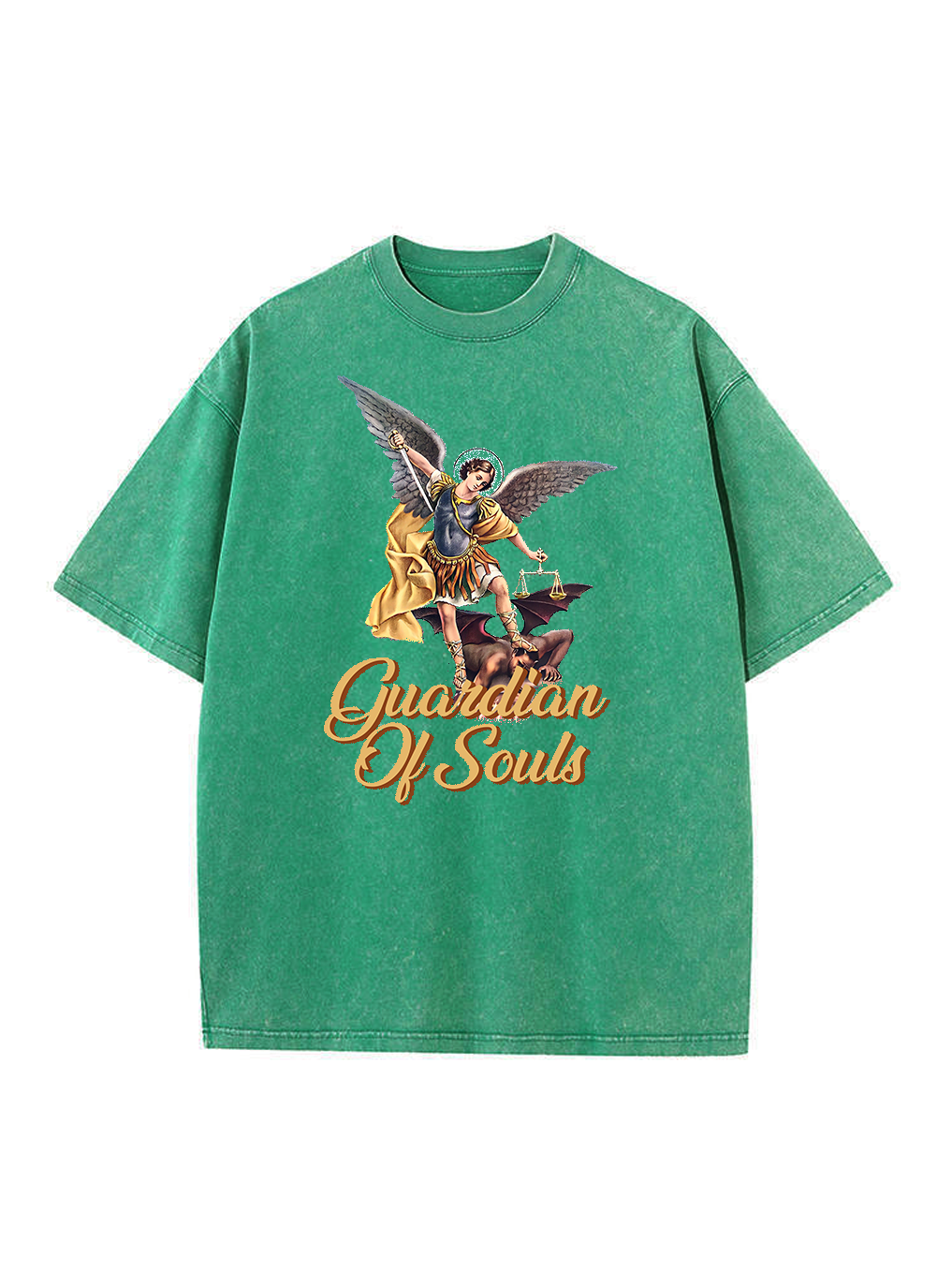 Guardian  Of Souls Washed T-shirt