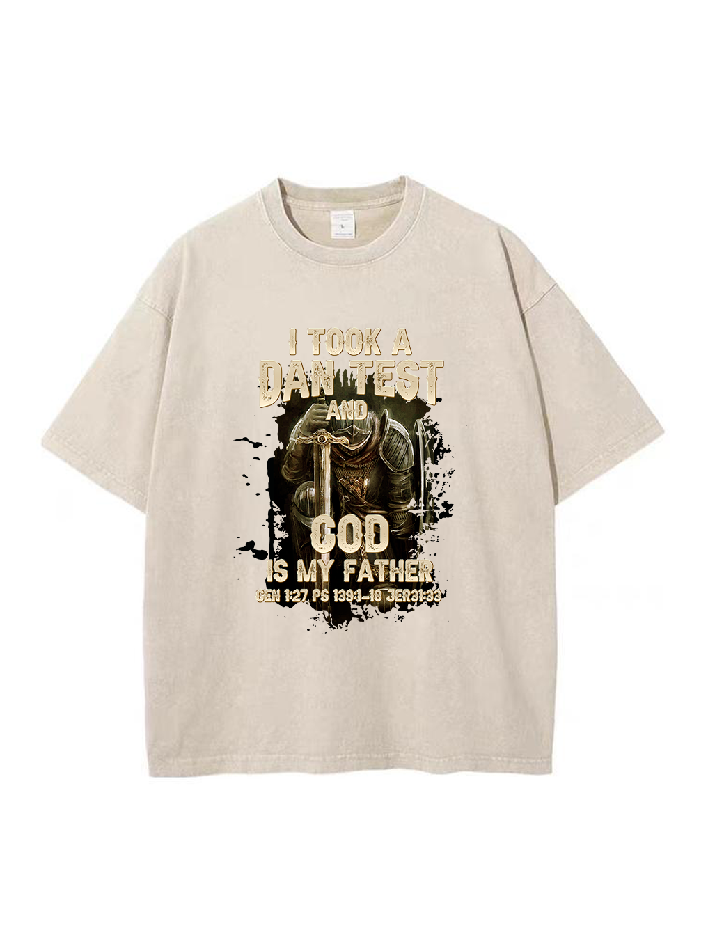 God Is My Father Washed T-shirt