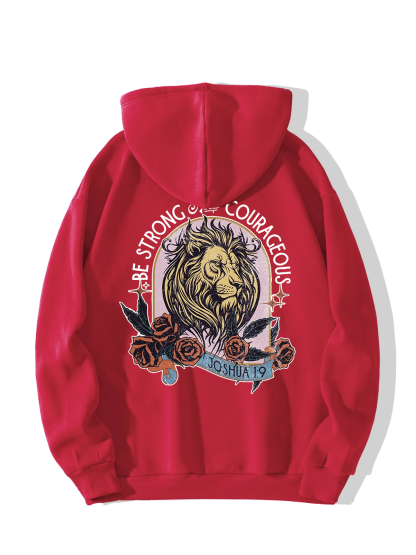 Be Strong And Courageous Hoodie