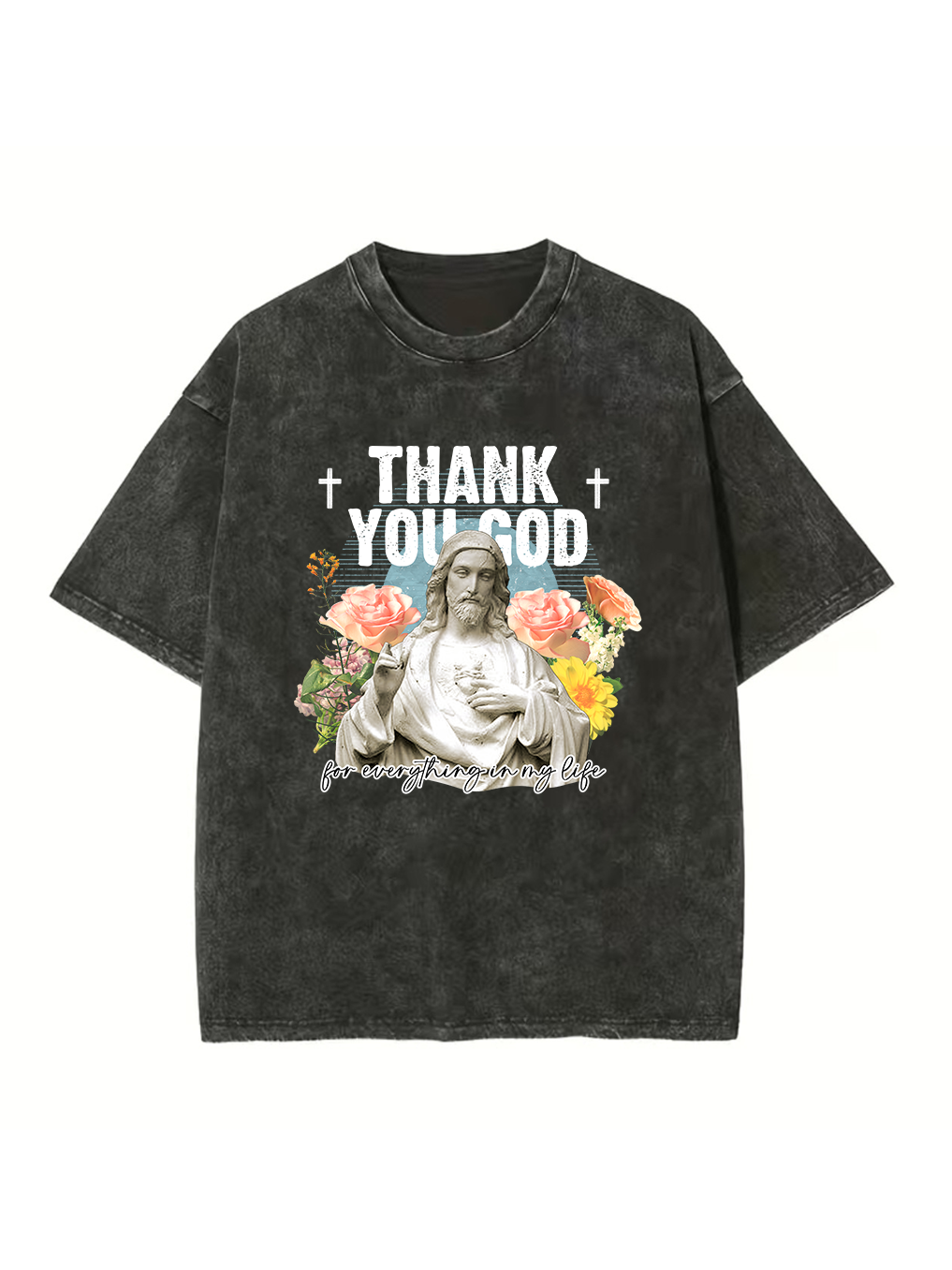 Thank You God Washed T-shirt