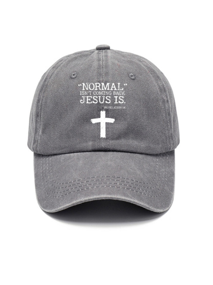 Normal Isn't Coming Back But Jesus Is Revelation 14 Washed Cotton Hat