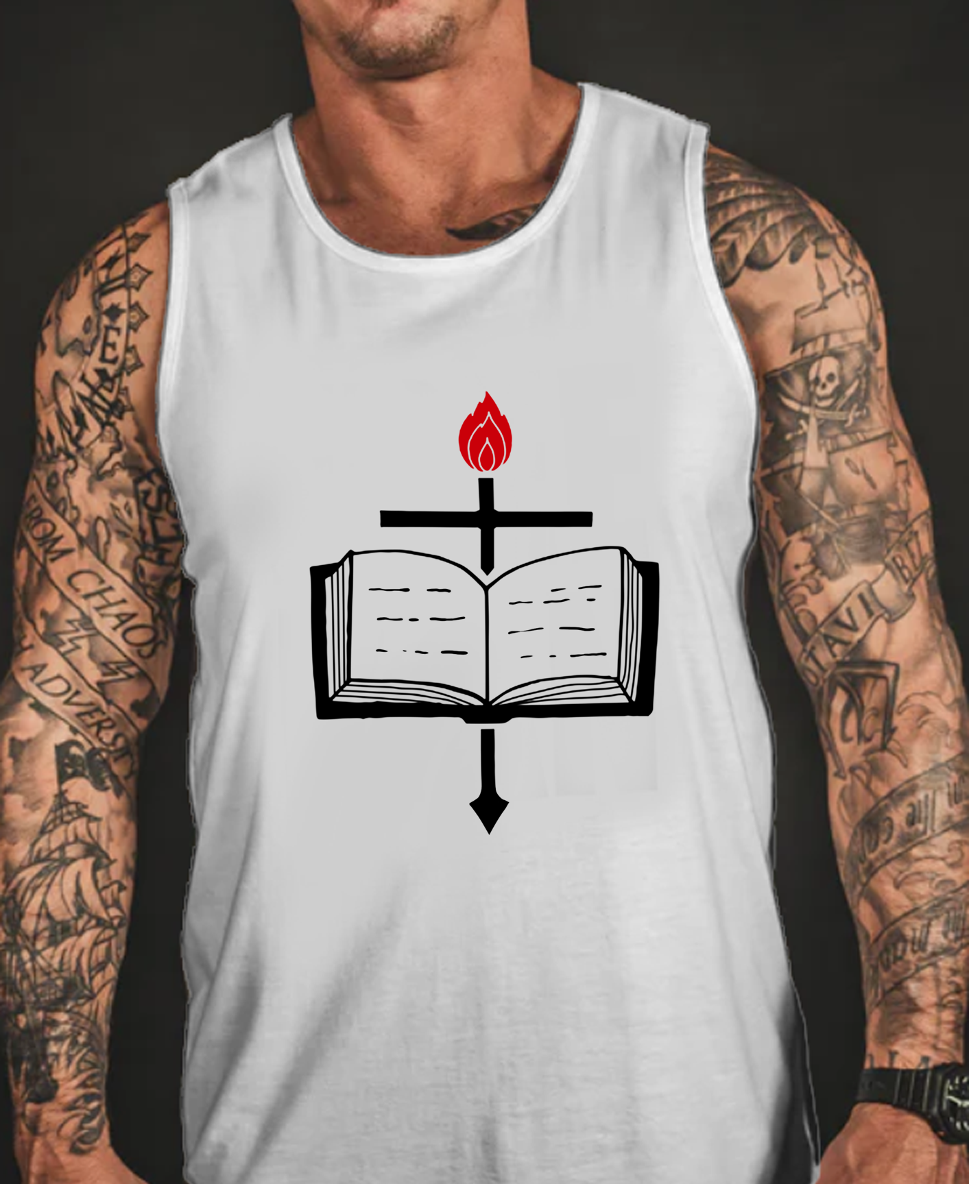 Faith Shines Like A Candle Vest