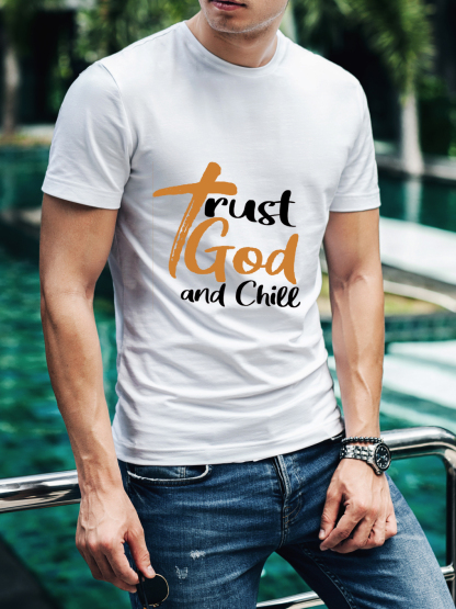 Trust God And Chill Tee
