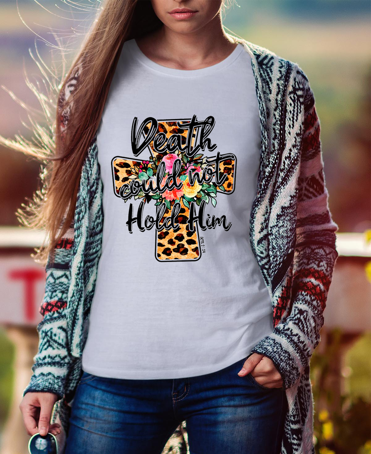 Death Could Not Hold Him Women Tee