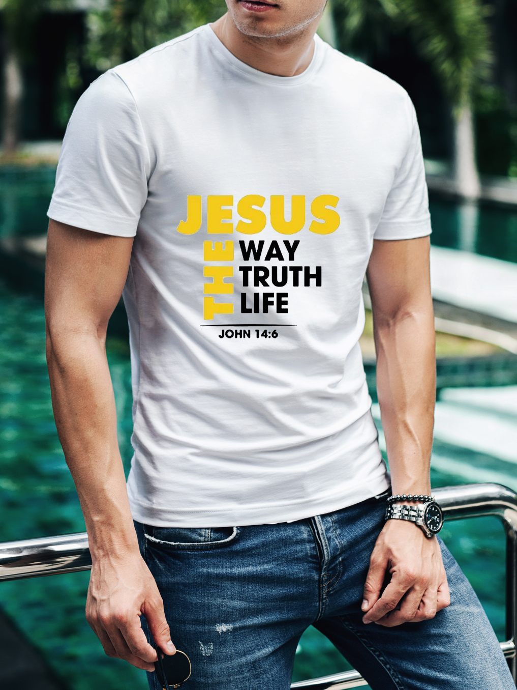 [Copy][Copy][Copy][Copy][Copy][Copy][Copy]Jesus Made Me A Fisherman Tee