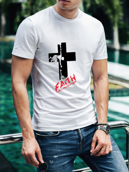 Faith God Is My Strength Tee