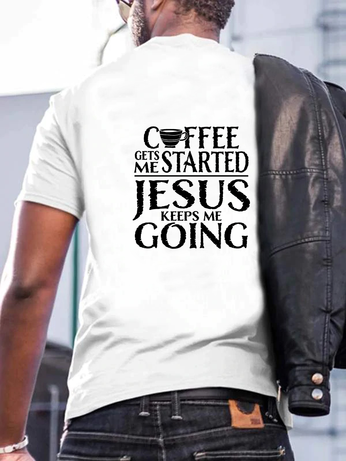 Jesus Keeps Me Going Tee