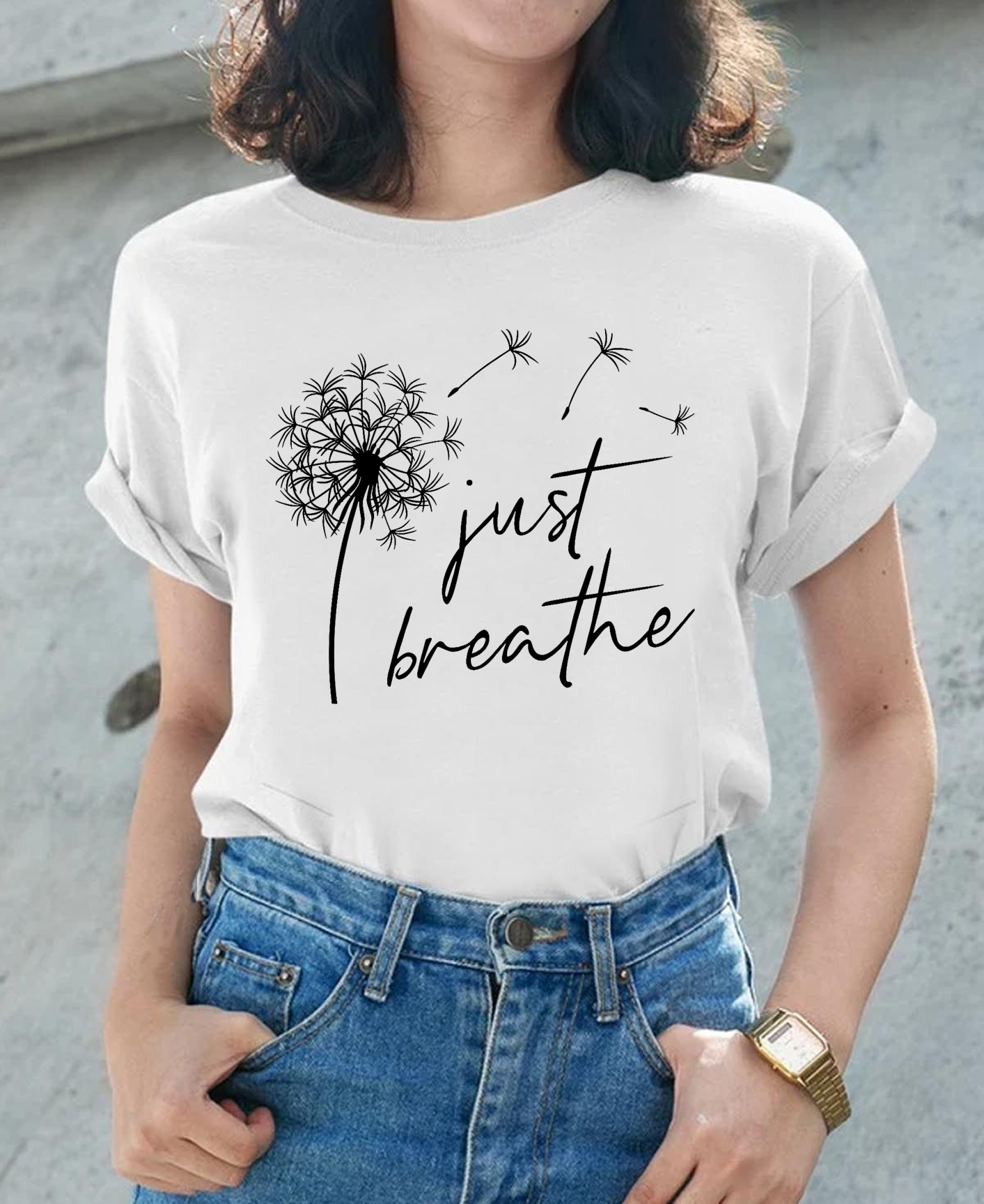 Just Breathe Women Tee