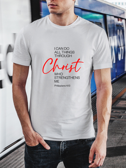[Copy][Copy]Jesus Never Tapped Out Christian Tee