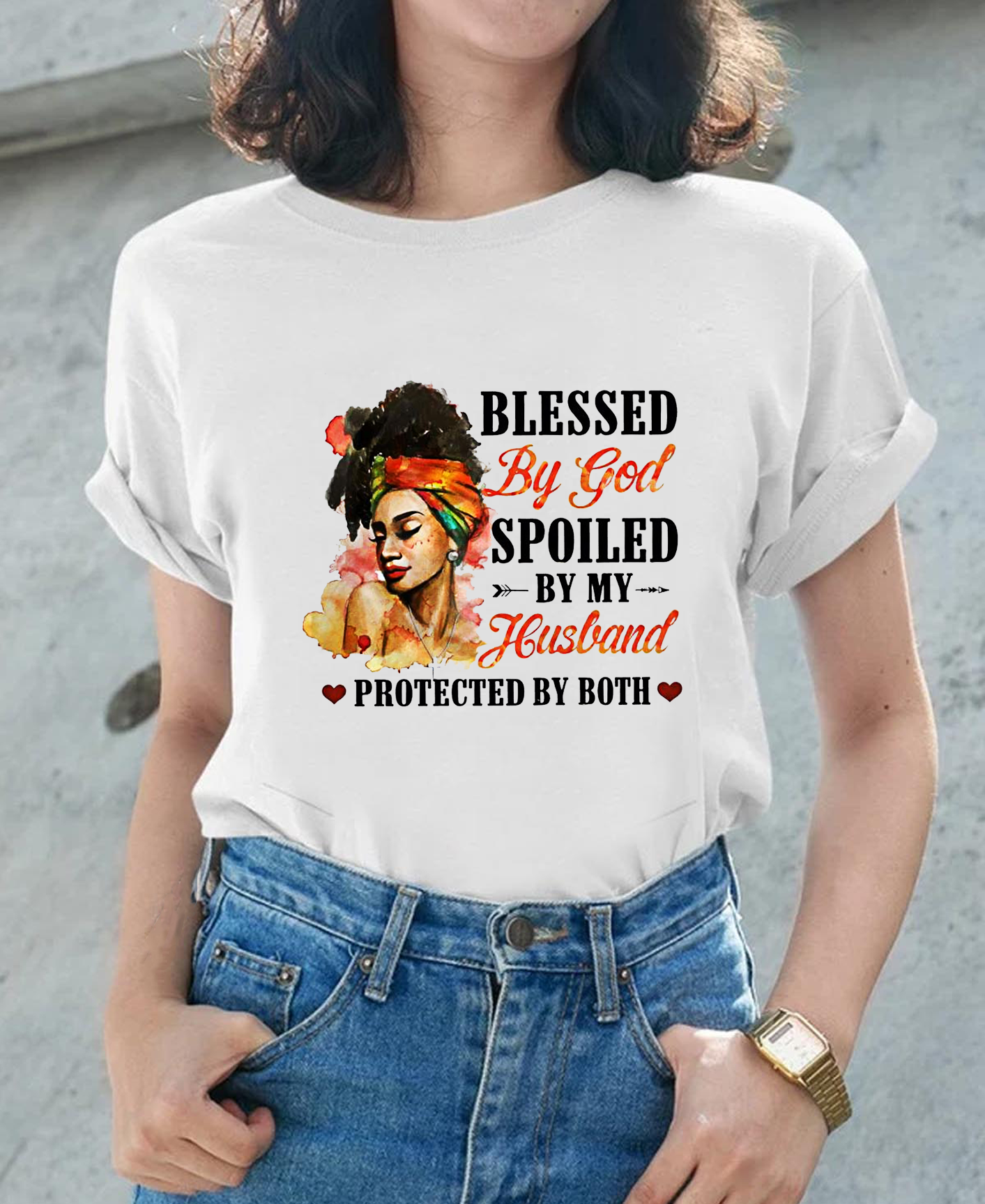 Blessed By God Women Tee