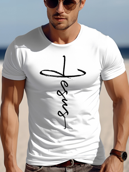 Cross Showing Jesus Design Tee