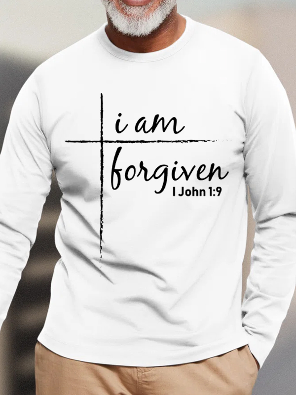 I Am Forgiven JOHN 1:9 Long Sleeve