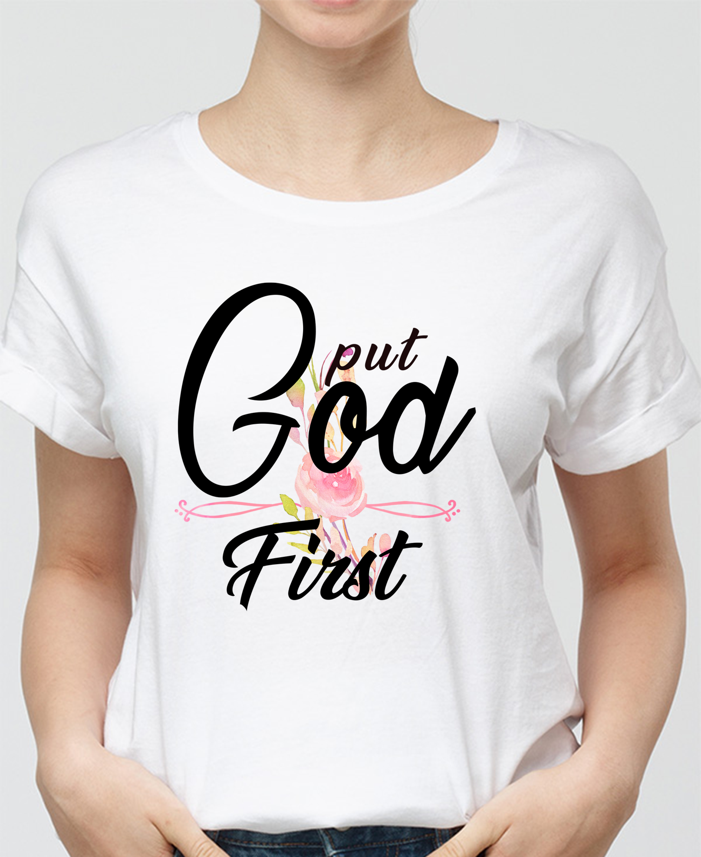 Put God First Women Tee