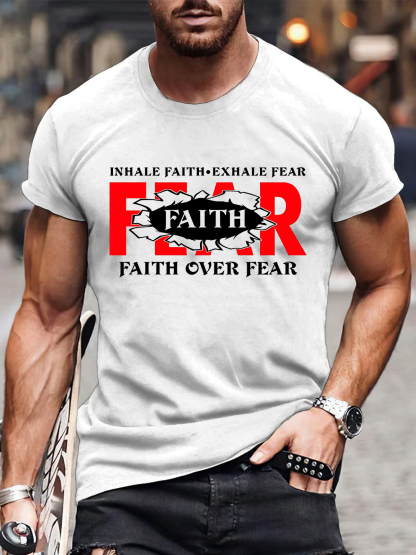 Inhale Faith Exhale Fear Tee