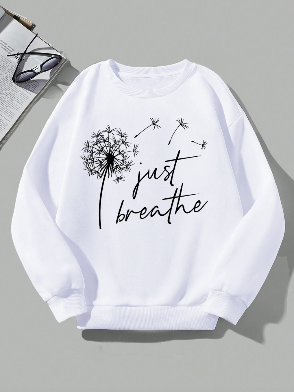 Just Breathe and Believe Sweatshirt