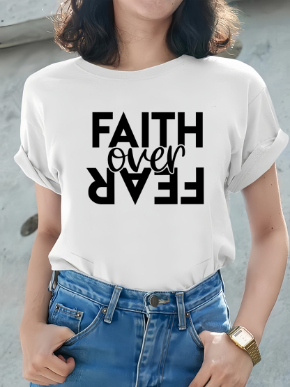 Faith Over Fear Women Tee