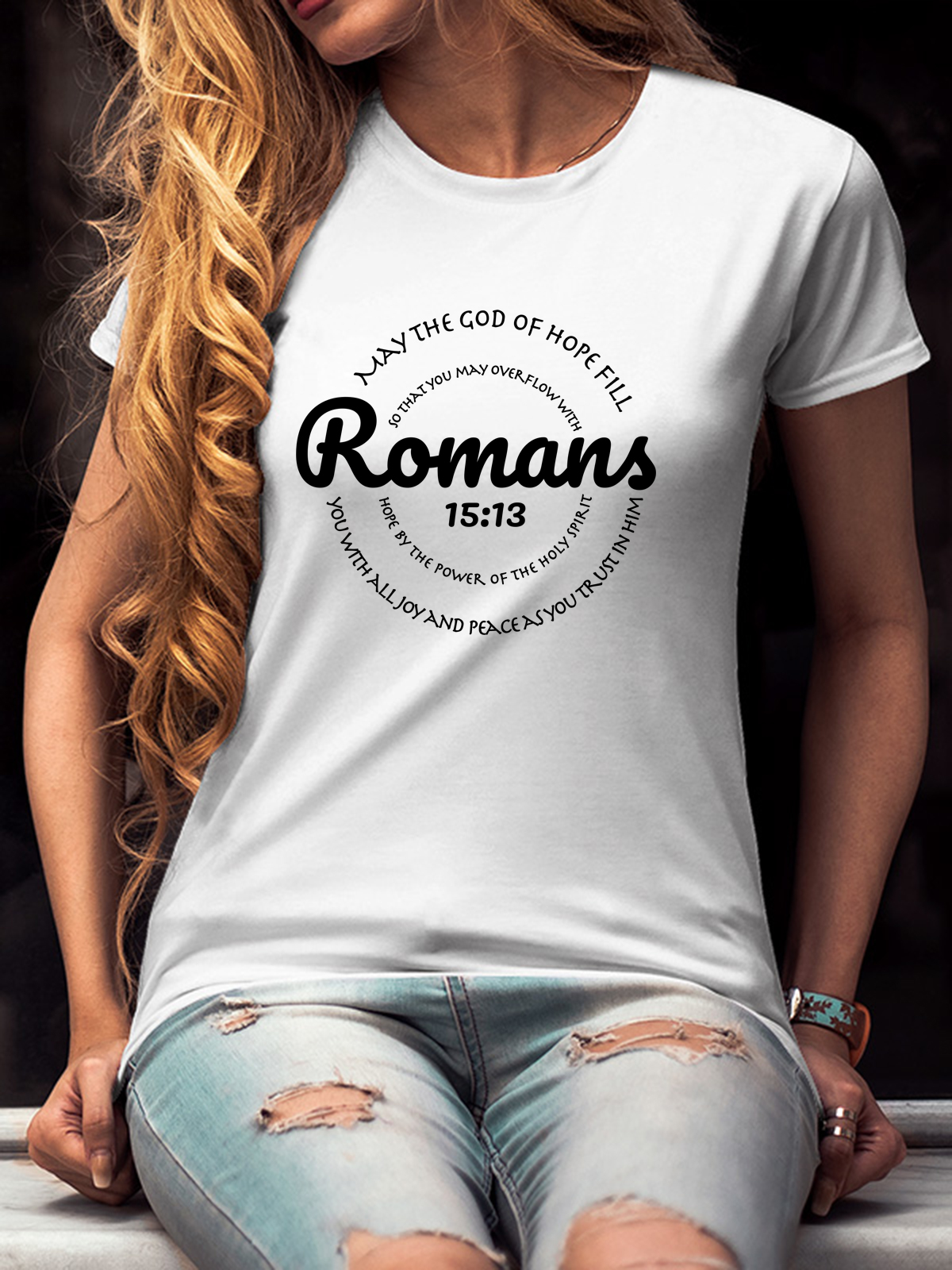 May The God Of Hope Fill You Women Tee