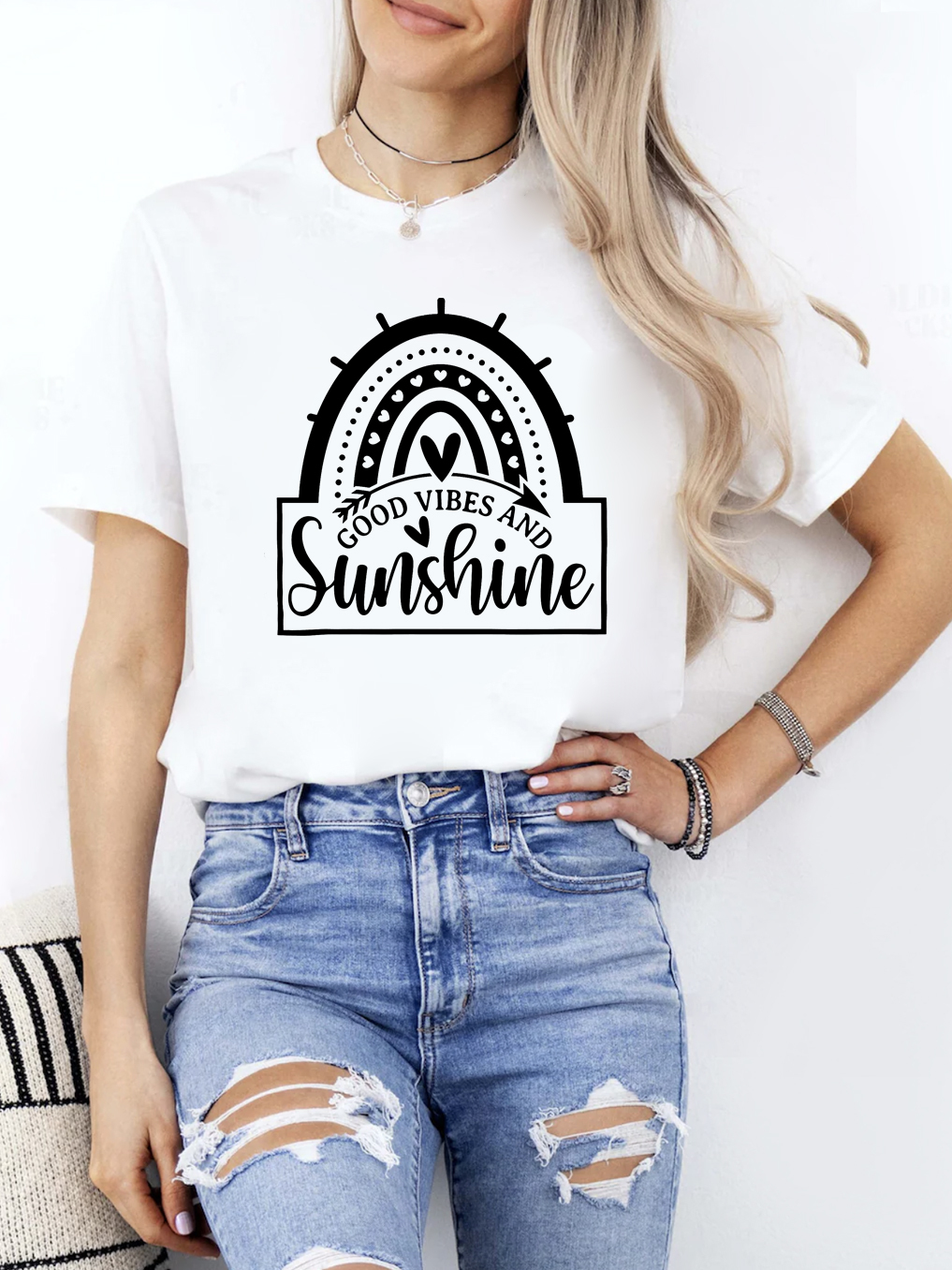 Good Vibes And Sunshine Women Tee