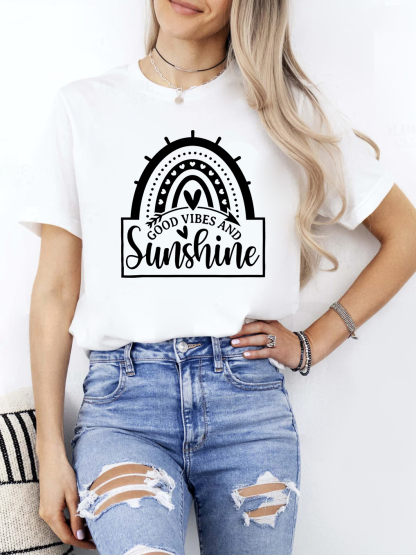Good Vibes And Sunshine Women Tee
