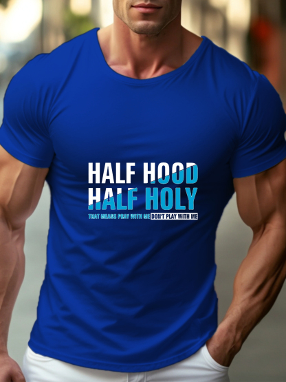 Half Hood Half Holy Tee