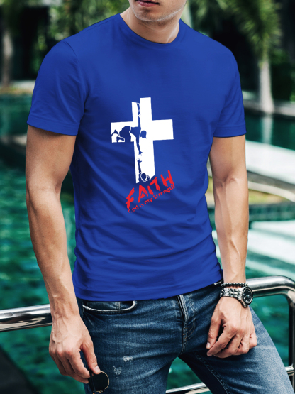 Faith God Is My Strength Tee