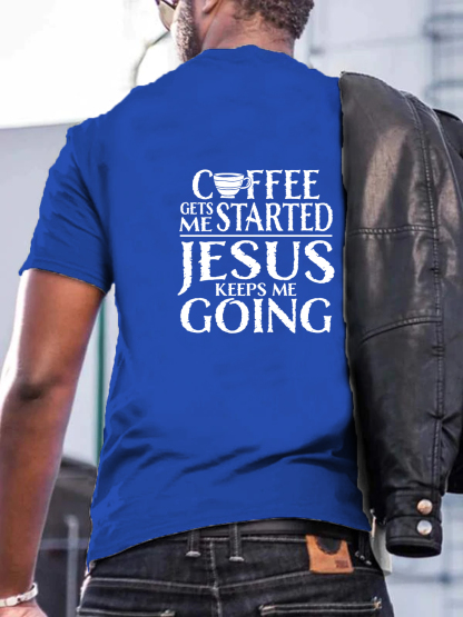 Jesus Keeps Me Going Tee