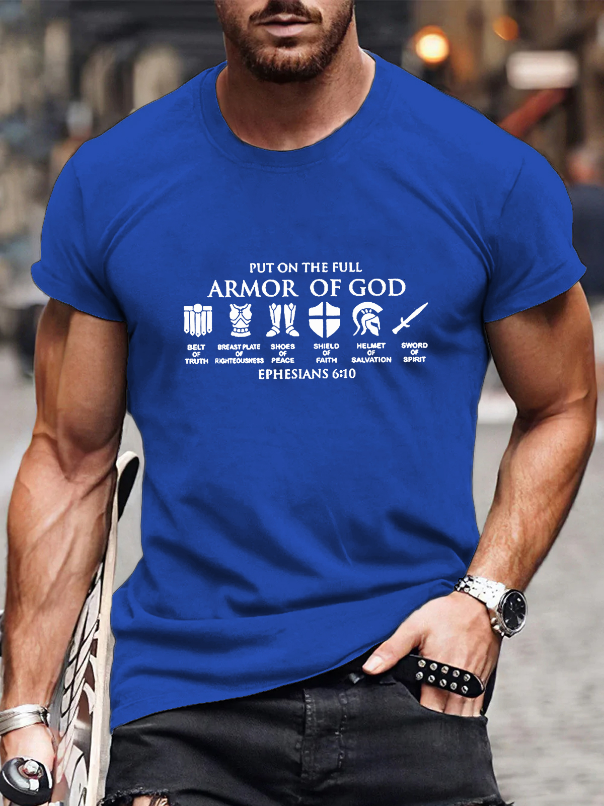 Put On The Full Armor Of God Christian Tee