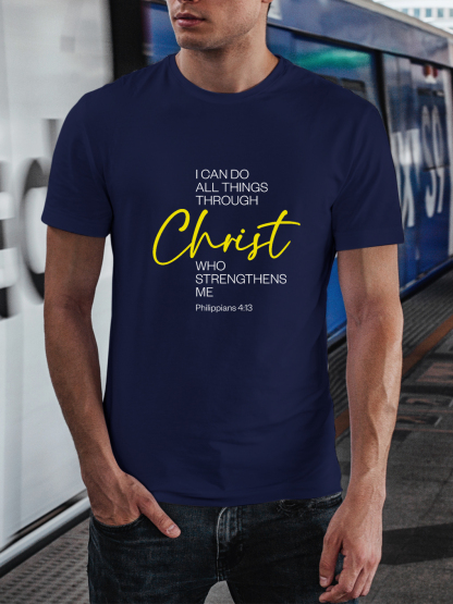[Copy][Copy]Jesus Never Tapped Out Christian Tee