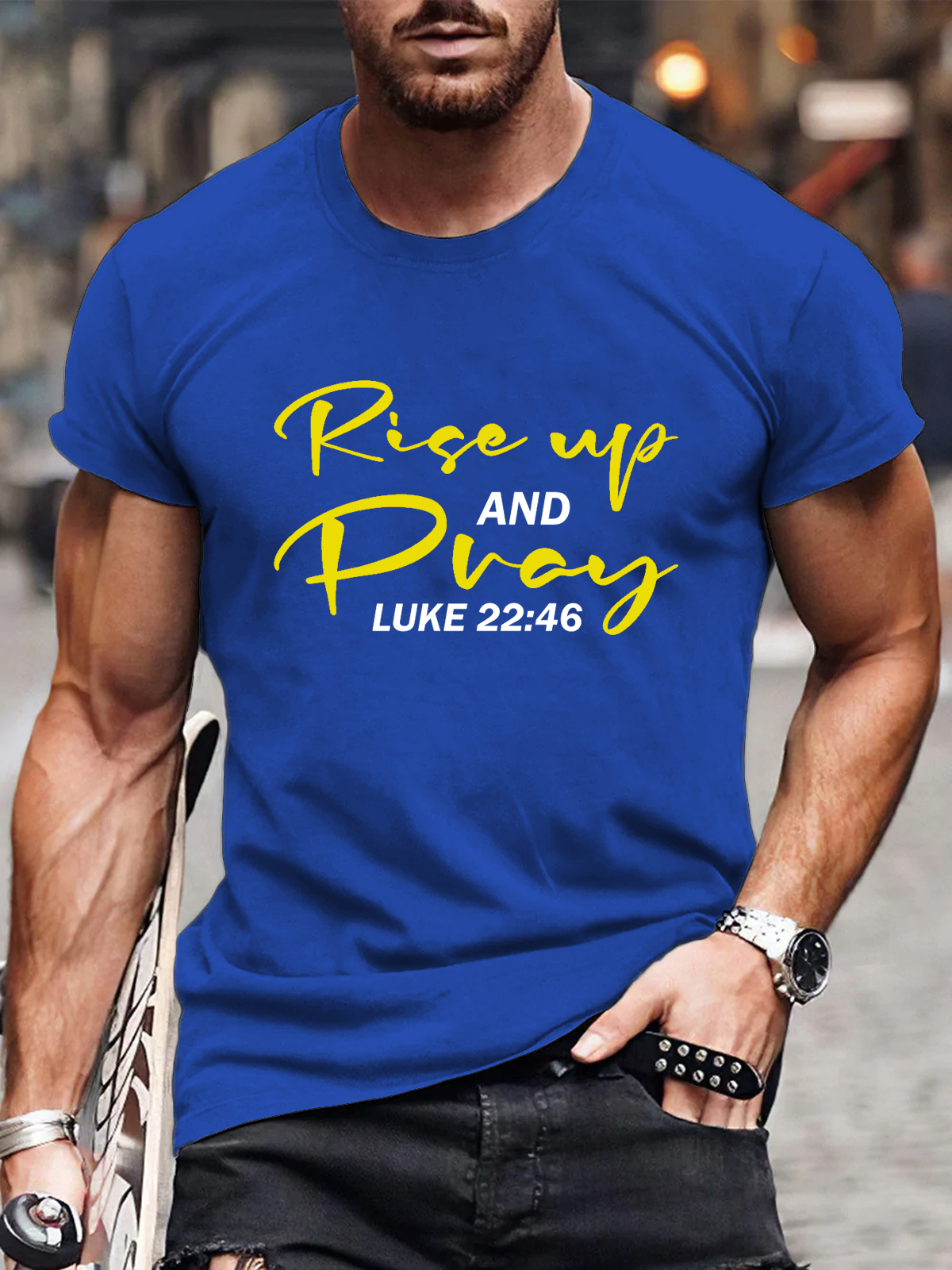 [Copy][Copy][Copy]Jesus Never Tapped Out Christian Tee