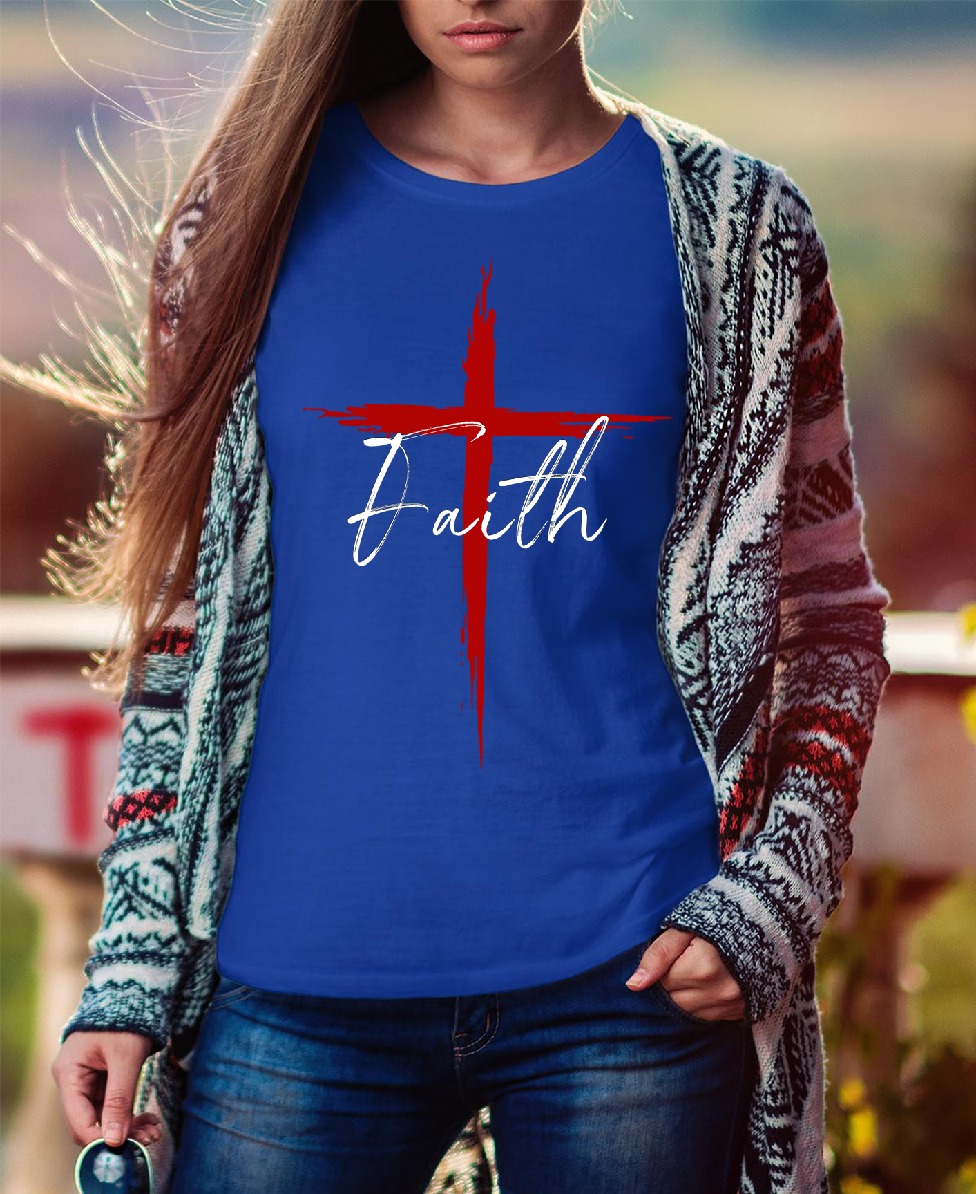 Faith Cross Women Tee