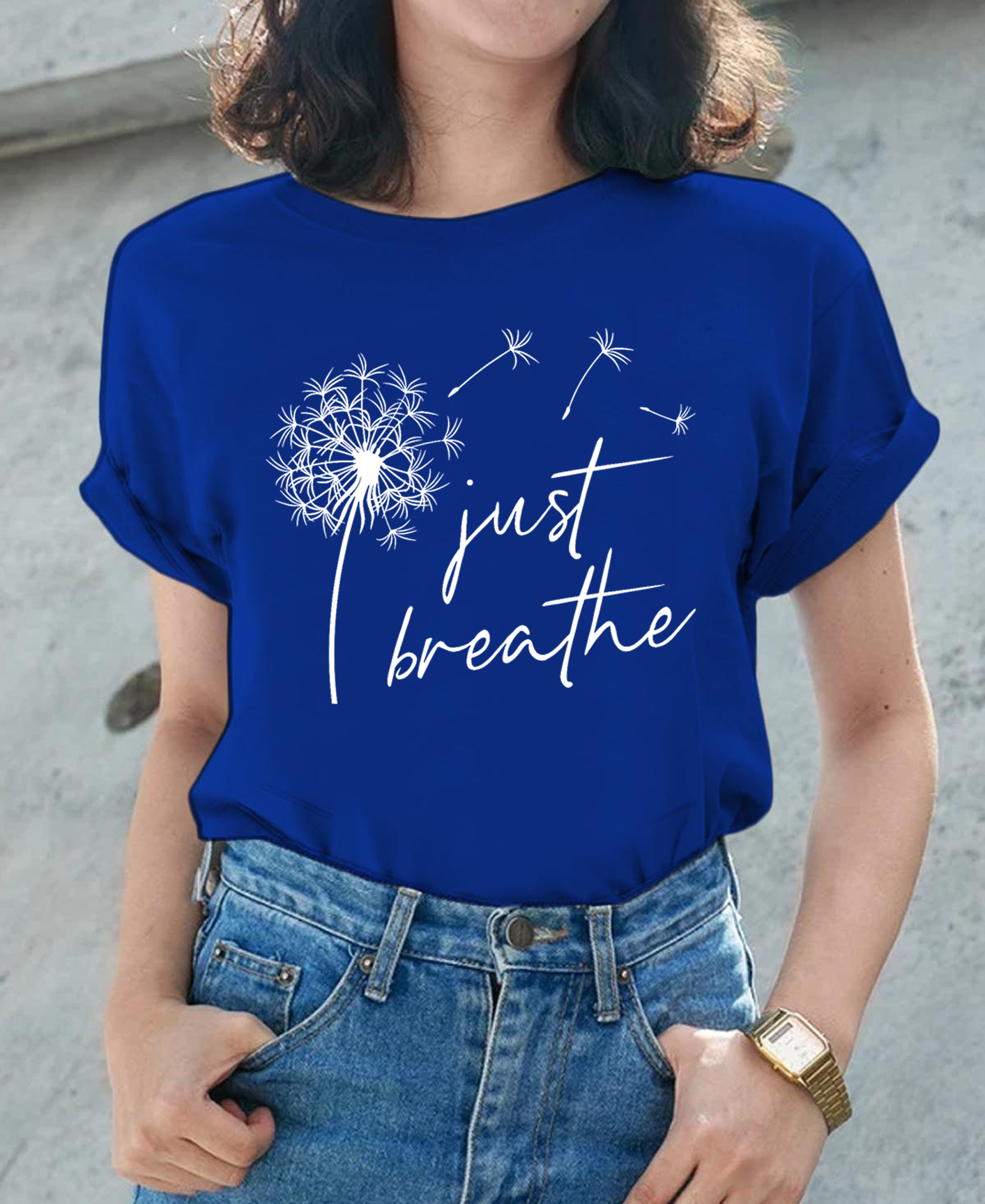 Just Breathe Women Tee