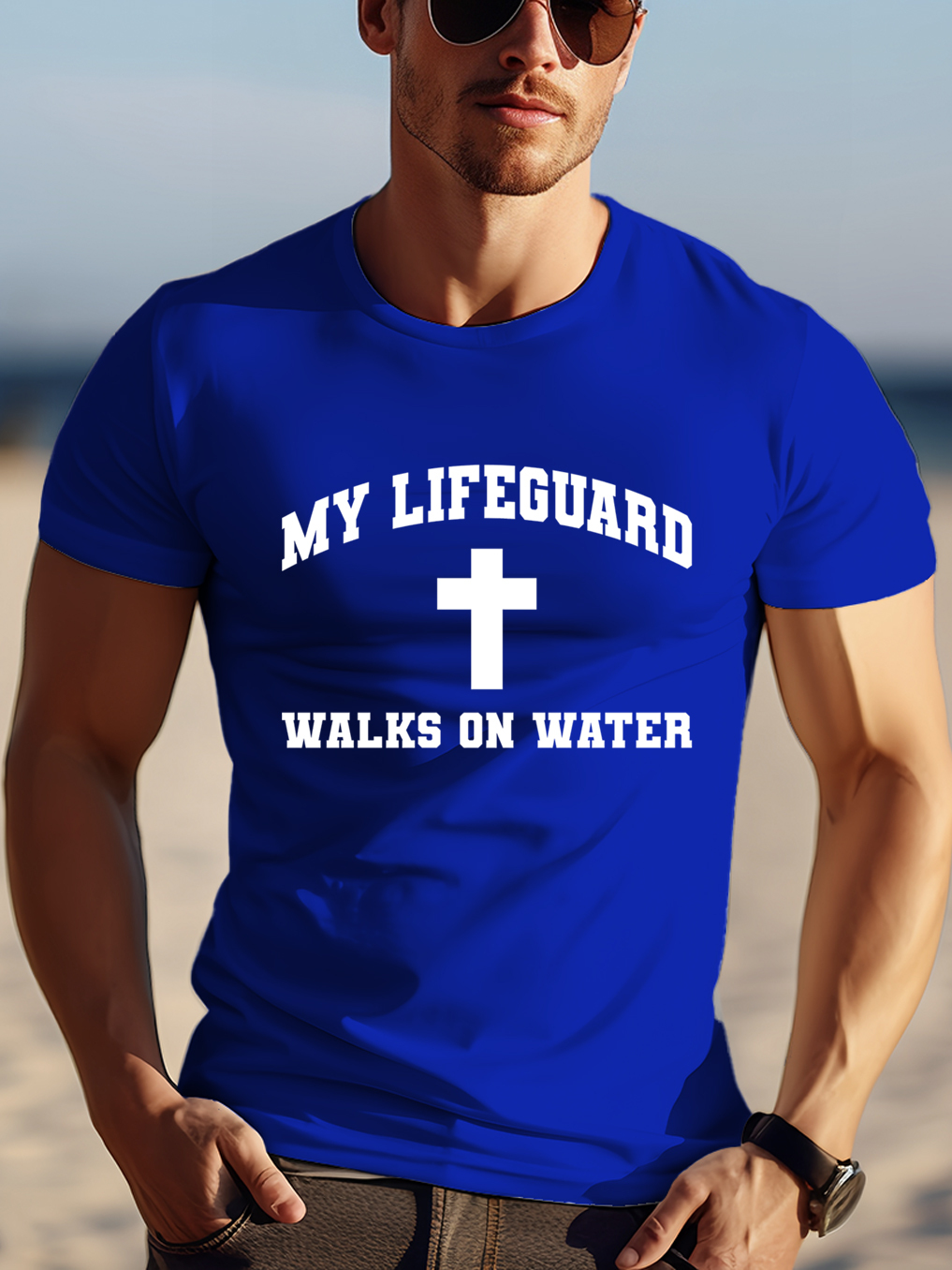 My Lifeguard Walks On Water Tee