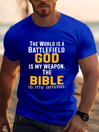 The World Is a Battlefield God Is My Weapon Tee