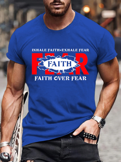 Inhale Faith Exhale Fear Tee