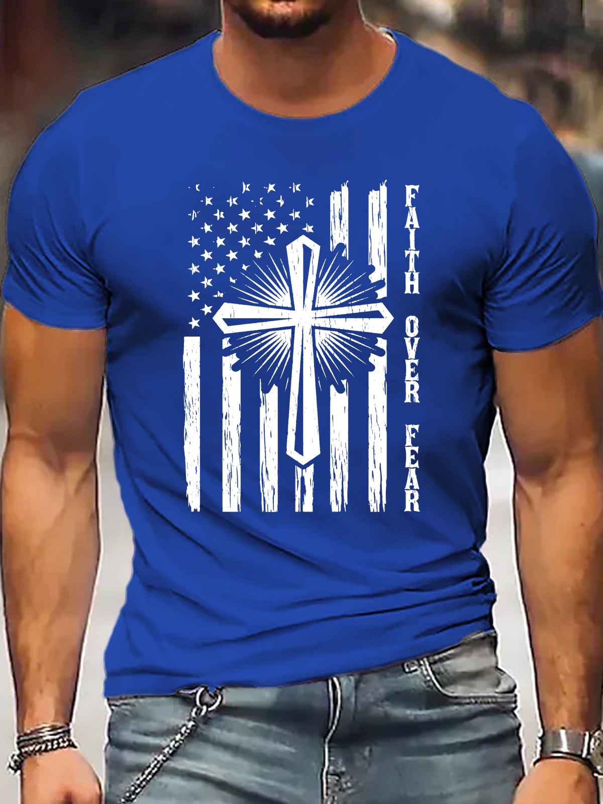 Faith Over Fear Classic Christian T-Shirt