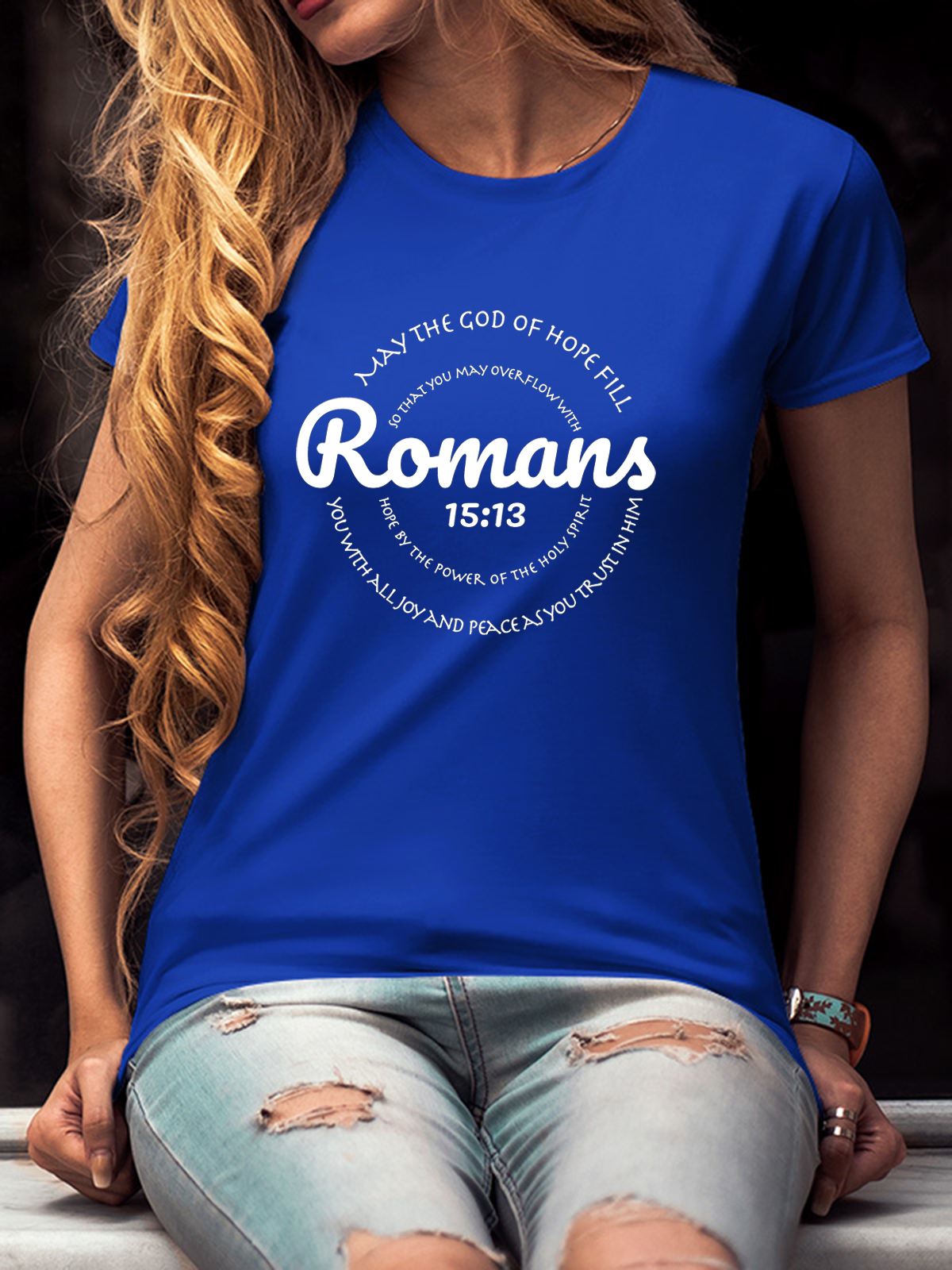 May The God Of Hope Fill You Women Tee